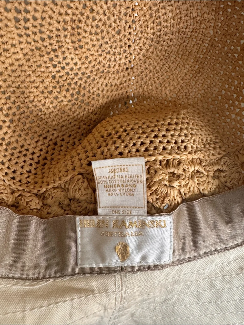 Kalola Madagascan Raffia & Canvas Sun Hat
